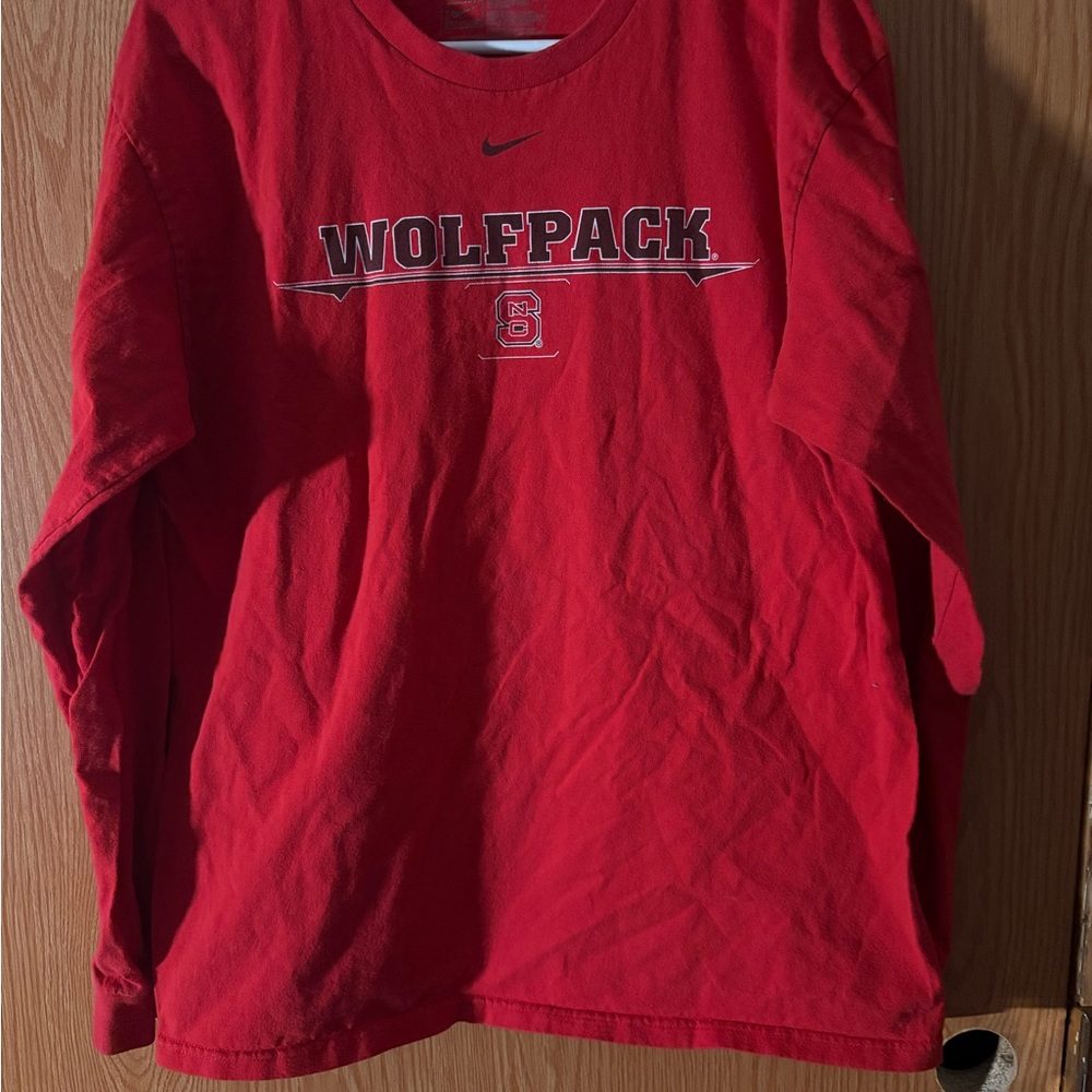 Nike Red N.C. State Wolfpack Graphic Tee